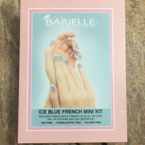 Blue & White French Manicure Kit